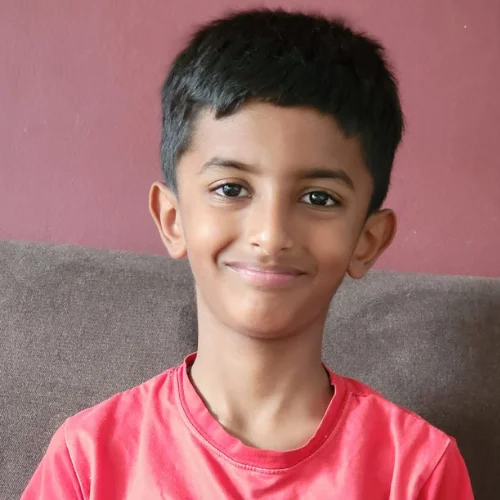 Avyukt portrait — confident young ChessWize student