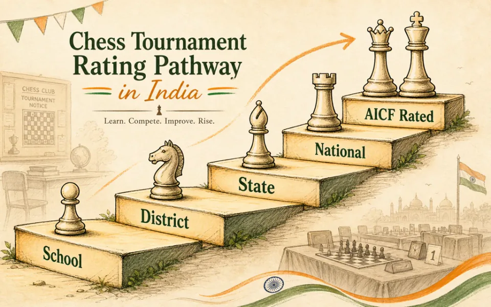 Children competing in an Indian chess tournament with clocks and scoresheets — ChessWize